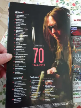 Decibel revista Slayer Jeff Hanneman especial.