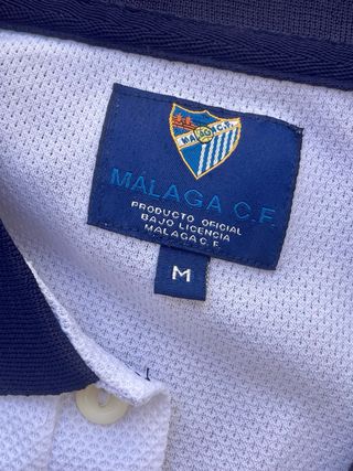 Polo Málaga CF vintage años 90 oficial talla  M