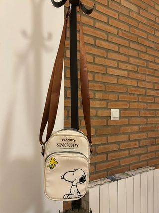 Bolso Peanuts Snoopy Beige y Marrón