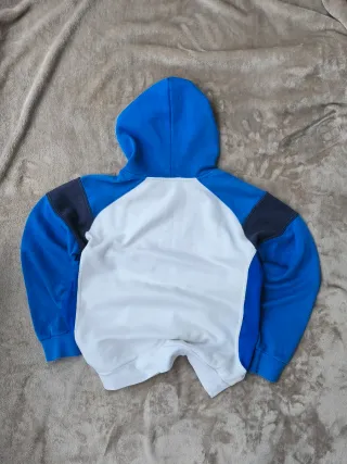 Sudadera Vintage Nike Y2K  Azul Blanco COR72Z