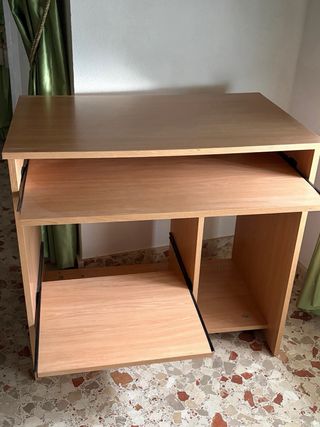 Mueble auxiliar madera y metal