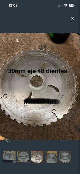 4 Discos Sierra Circular 30€ Ejes de  16mm y 30mm