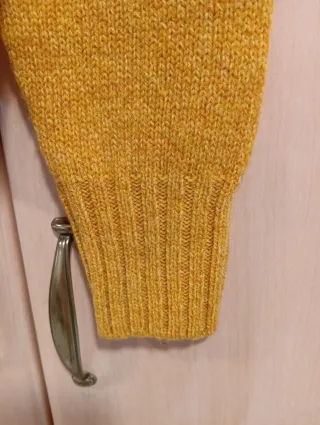 Chaqueta Burberry Lana Mostaza Talla 46