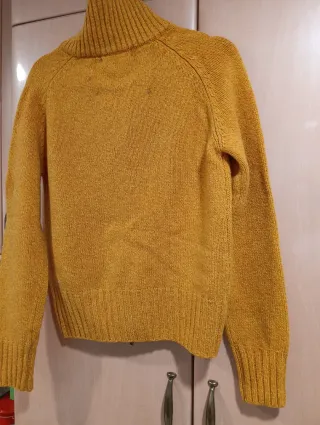 Chaqueta Burberry Lana Mostaza Talla 46