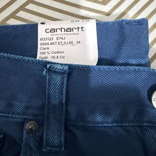Pantalón Carhartt Clark Azul 34x30