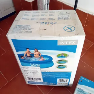 Piscina nueva Intex Easy Set 244×76 cm + Cubierta.