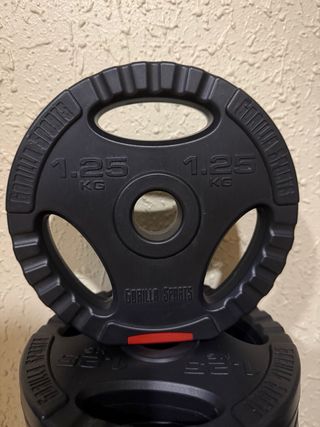 Discos de pesas negros