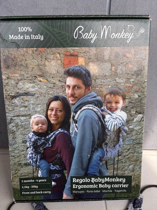 Mochila Portabebés ergonómica Baby Monkey Regolo