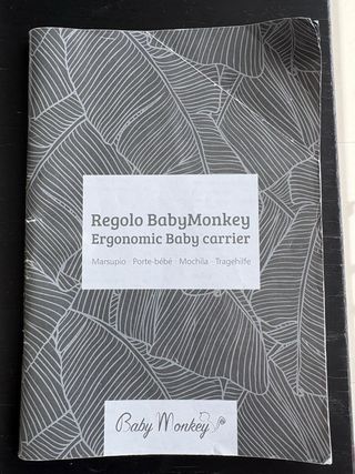 Mochila Portabebés ergonómica Baby Monkey Regolo
