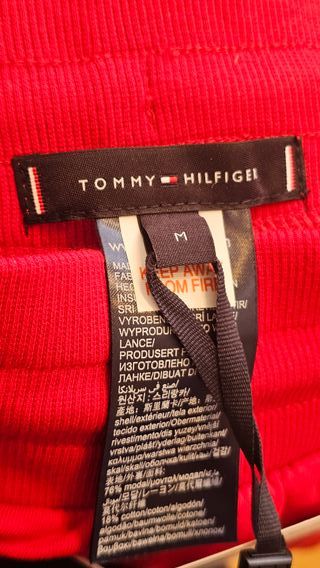 Pantaloni Tommy Hilfiger Rossi Taglia M