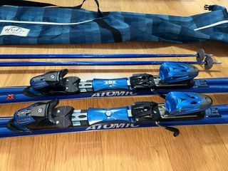 Esquís Atomic C9 + Bastones + Funda