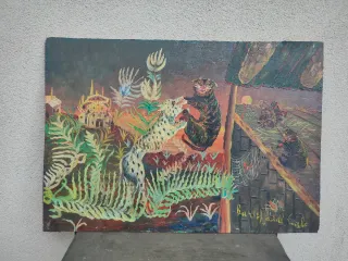 Olio su tavola Carlo Baruffaldi