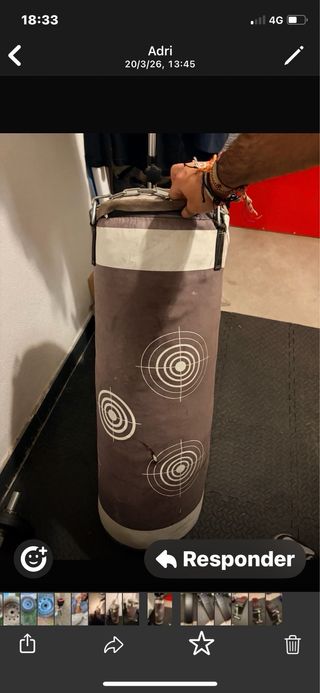 Saco de boxeo Decathlon