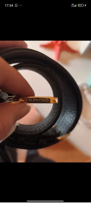 Cinturini per borse Valentino beige/nero