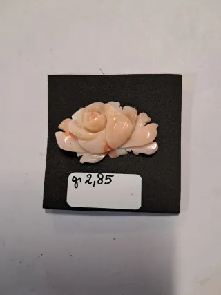 Cabochon di corallo arancione/rosa