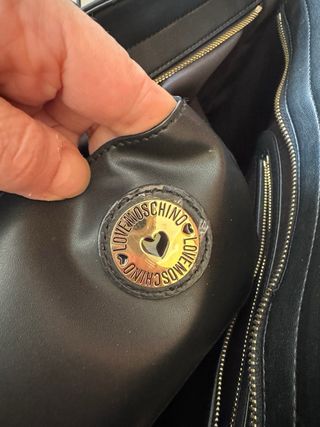 Borsa Love Moschino trapuntata nera