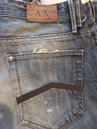 Vaqueros Armani Exchange anchos hombre Talla 44