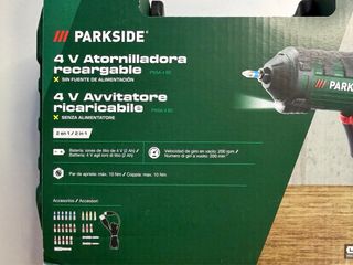 Atornilladora recargable Parkside 4V