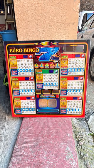 Plástico Pinball Euro Bingo 7