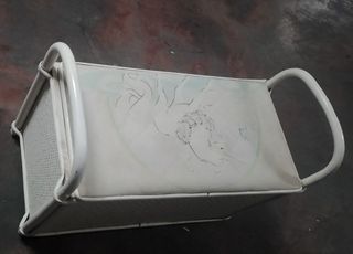 Arcón Infantil Mimbre con Asiento y Tapa