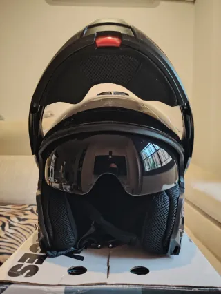 Casco de moto LS2 negro