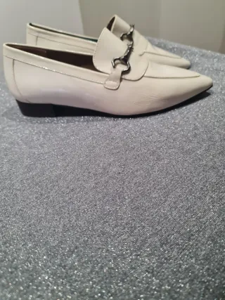 Zapatos Pedro Miralles Beige Charol Hebilla