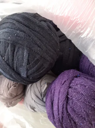 Lote retales tela y artículos manualidades