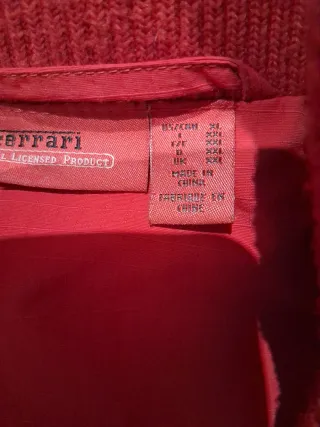 Chaleco Ferrari Hombre Rojo