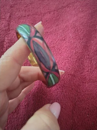 Bracciale vintage oro multicolor