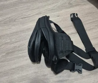 Riñonera Táctica Moto Negra