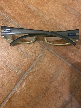 Occhiali da vista vintage Dior celeste e verdi
