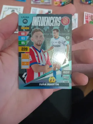Cromos de fútbol coleccionables