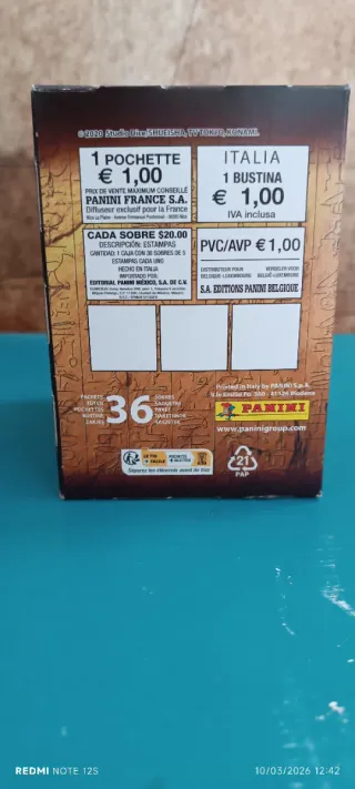 Box 36 bustine Yu-Gi-Oh sigillate Panini