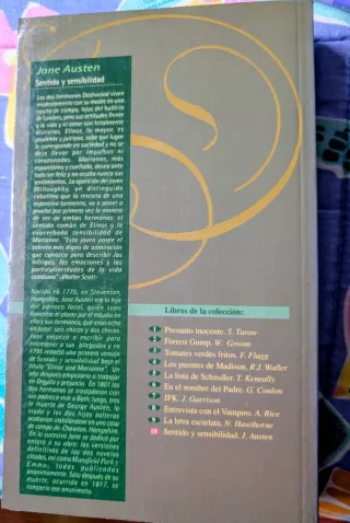 1. Presunto inocente  2. Forrest Gump 3. Tomates