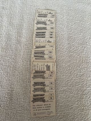 Lote de 32 cromos sin repetir TORTUGAS NINJA