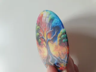 Imán árbol de la vida colorido