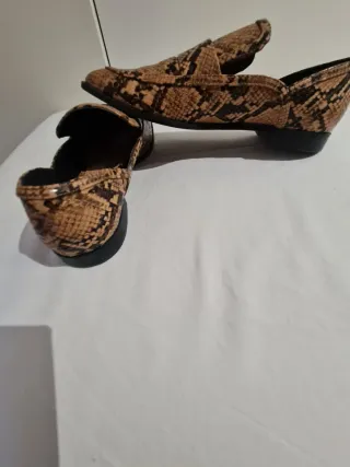 Zapatos de piel de serpiente