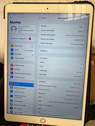 iPad Air 3ª Gen plata