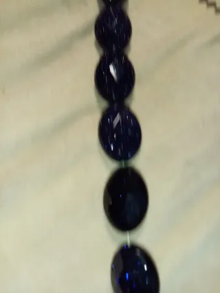 Collar de cristal con brillos