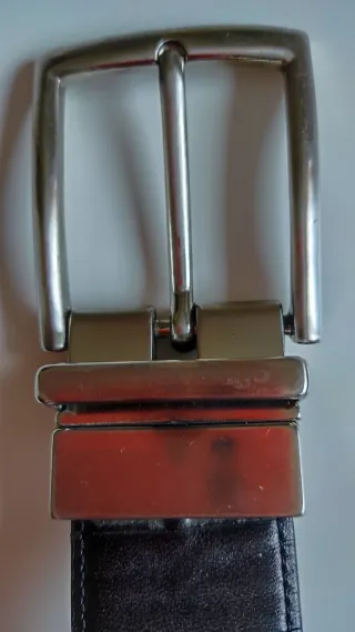 Cinturón Negro Roberto Verino Hebilla Metálica