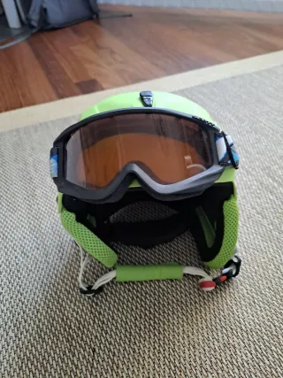 Casco y gafas esquí niño/a Neak Peak T.S