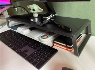 Soporte Elevador Monitor Escritorio Negro