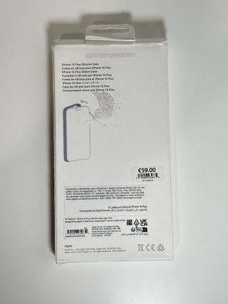 Funda Silicona Apple MagSafe iPhone 15 Rosa