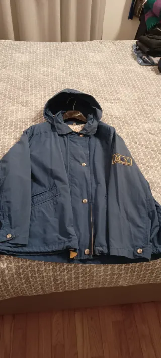 Giubbino primaverile donna blu e gialla