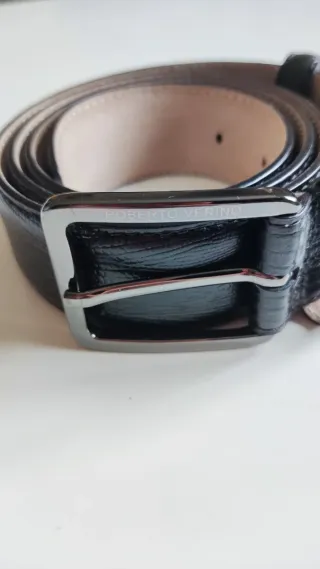 Cinturón piel negro Roberto Verino