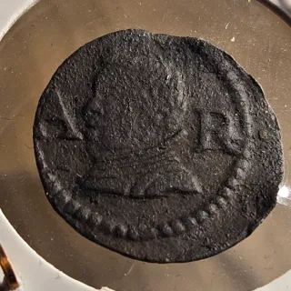 Moneda Medieval Barcelona Felipe IV Siglo XVII