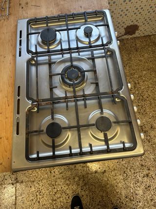 Cocina de gas con horno electrico