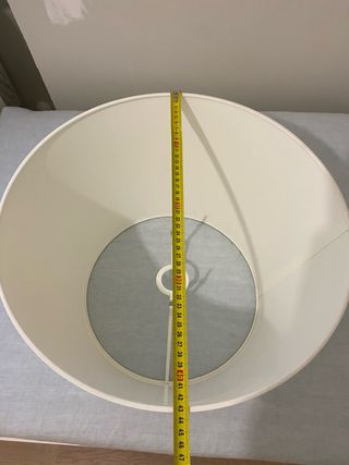 Pantalla Lámpara SKOTTORP Blanca 42 cm