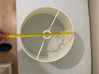 Pantalla Lámpara SKOTTORP Blanca 42 cm