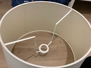 Pantalla Lámpara SKOTTORP Blanca 42 cm